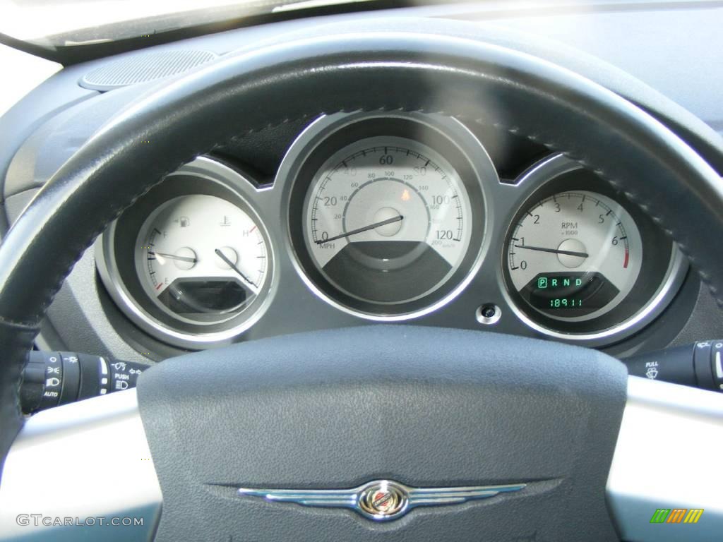 2009 Sebring Touring Sedan - Brilliant Black Crystal Pearl / Dark Slate Gray photo #10
