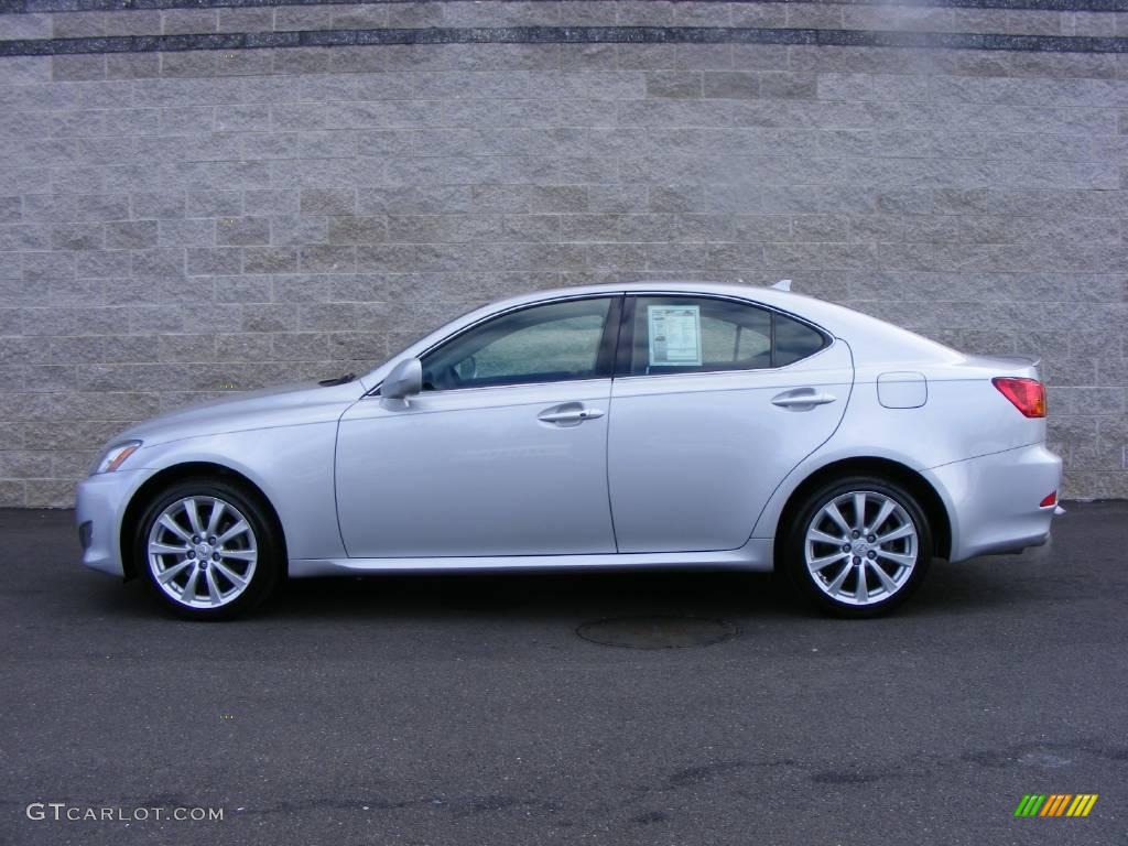 2008 IS 250 AWD - Tungsten Silver Pearl / Black photo #8