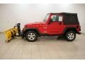 2005 Flame Red Jeep Wrangler X 4x4  photo #4