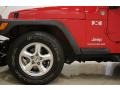 2005 Flame Red Jeep Wrangler X 4x4  photo #20