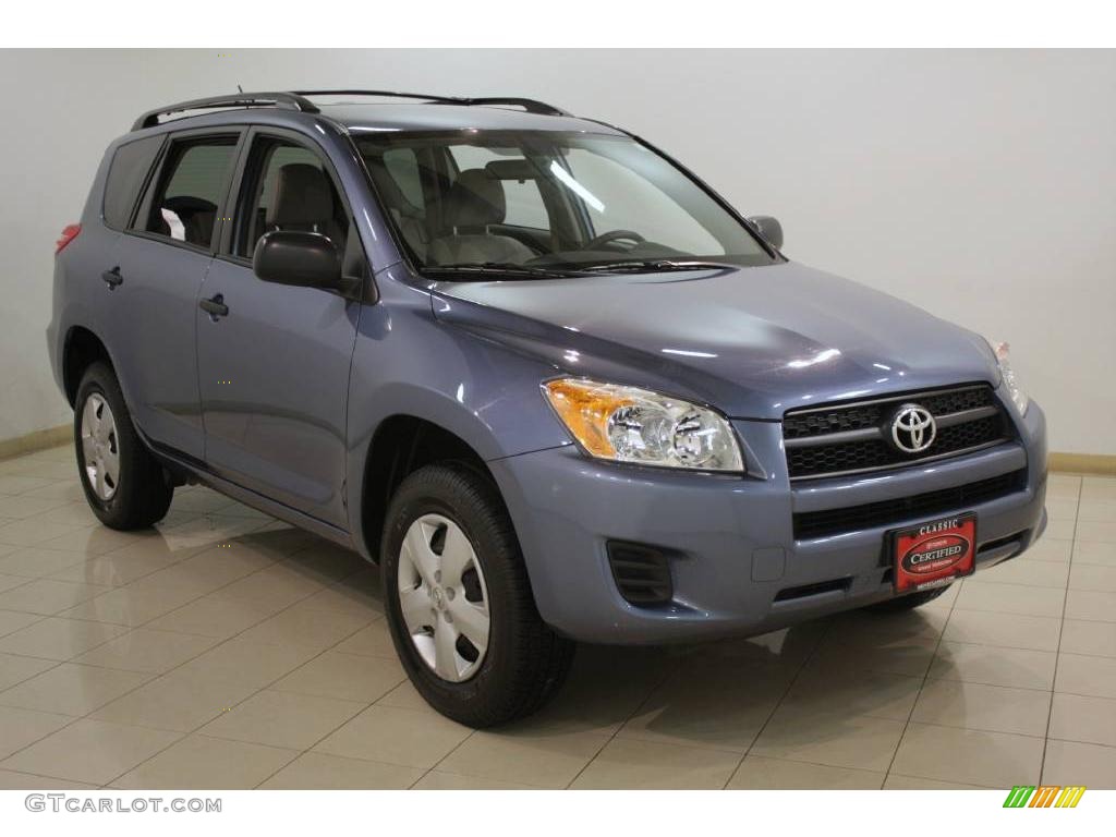 2009 RAV4 4WD - Pacific Blue Metallic / Ash Gray photo #1