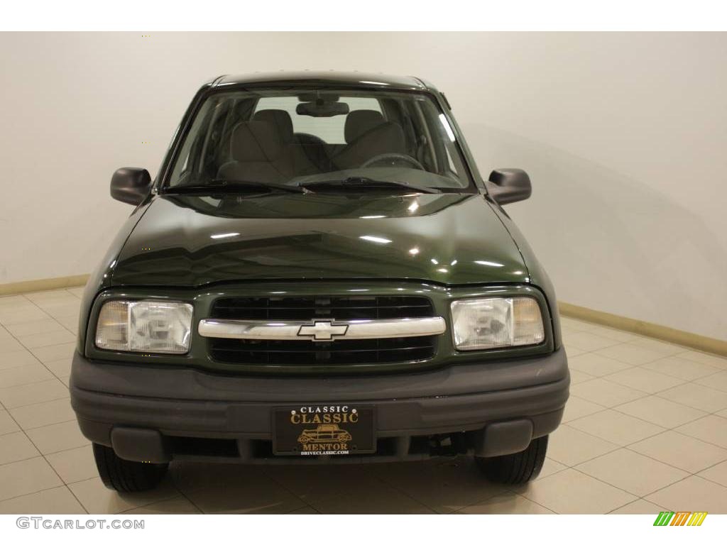 1999 Tracker 4x4 - Medium Green Metallic / Medium Gray photo #2