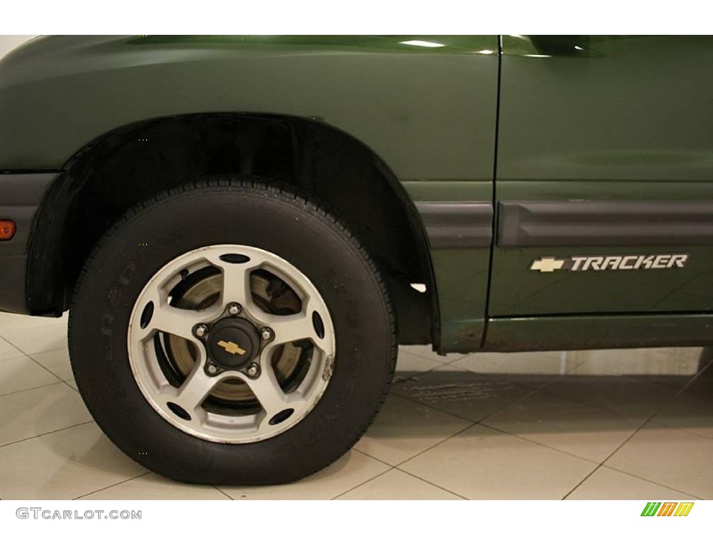 1999 Tracker 4x4 - Medium Green Metallic / Medium Gray photo #20