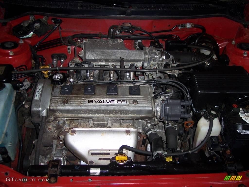1994 Corolla DX - Super Red / Gray photo #25