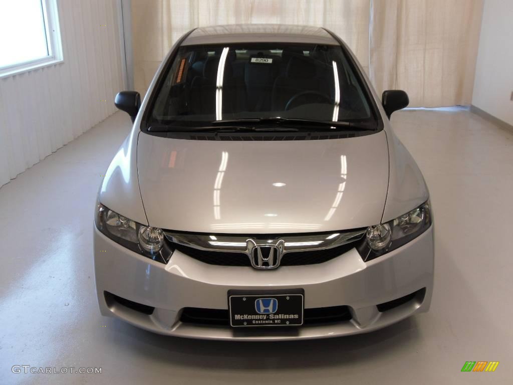 2010 Civic DX-VP Sedan - Alabaster Silver Metallic / Gray photo #6