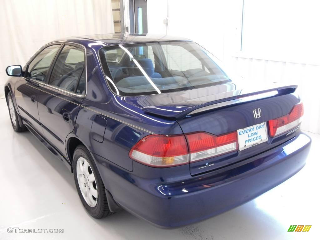 2002 Accord EX Sedan - Eternal Blue Pearl / Quartz Gray photo #2