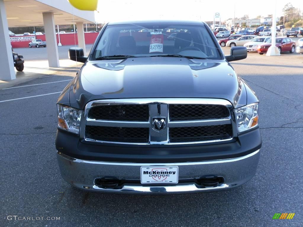 2010 Ram 1500 ST Quad Cab 4x4 - Mineral Gray Metallic / Dark Slate/Medium Graystone photo #7