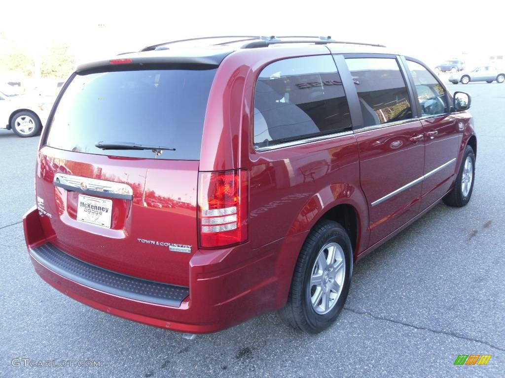 2010 Town & Country Touring - Inferno Red Crystal Pearl / Medium Slate Gray/Light Shale photo #4