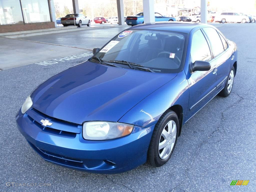 2003 Cavalier LS Sedan - Arrival Blue Metallic / Graphite Gray photo #1