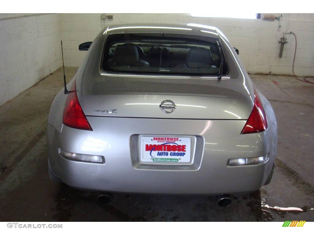 2004 350Z Touring Coupe - Chrome Silver Metallic / Frost photo #8