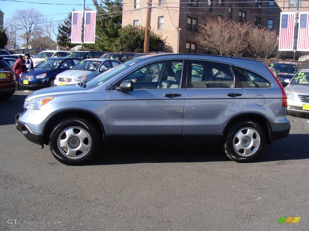 2007 CR-V LX 4WD - Glacier Blue Metallic / Gray photo #4
