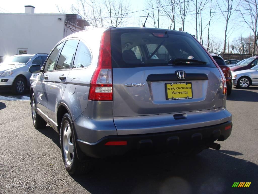 2007 CR-V LX 4WD - Glacier Blue Metallic / Gray photo #5