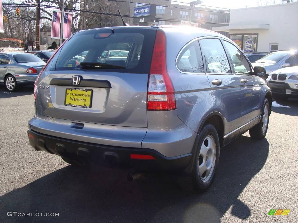 2007 CR-V LX 4WD - Glacier Blue Metallic / Gray photo #7