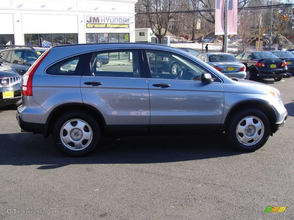 2007 CR-V LX 4WD - Glacier Blue Metallic / Gray photo #8