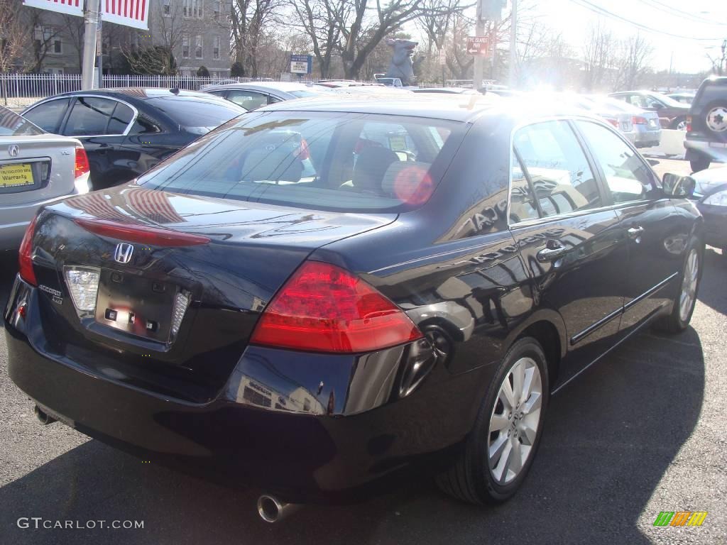 2007 Accord SE V6 Sedan - Nighthawk Black Pearl / Ivory photo #5