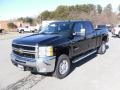 2010 Black Chevrolet Silverado 2500HD LT Crew Cab 4x4  photo #1