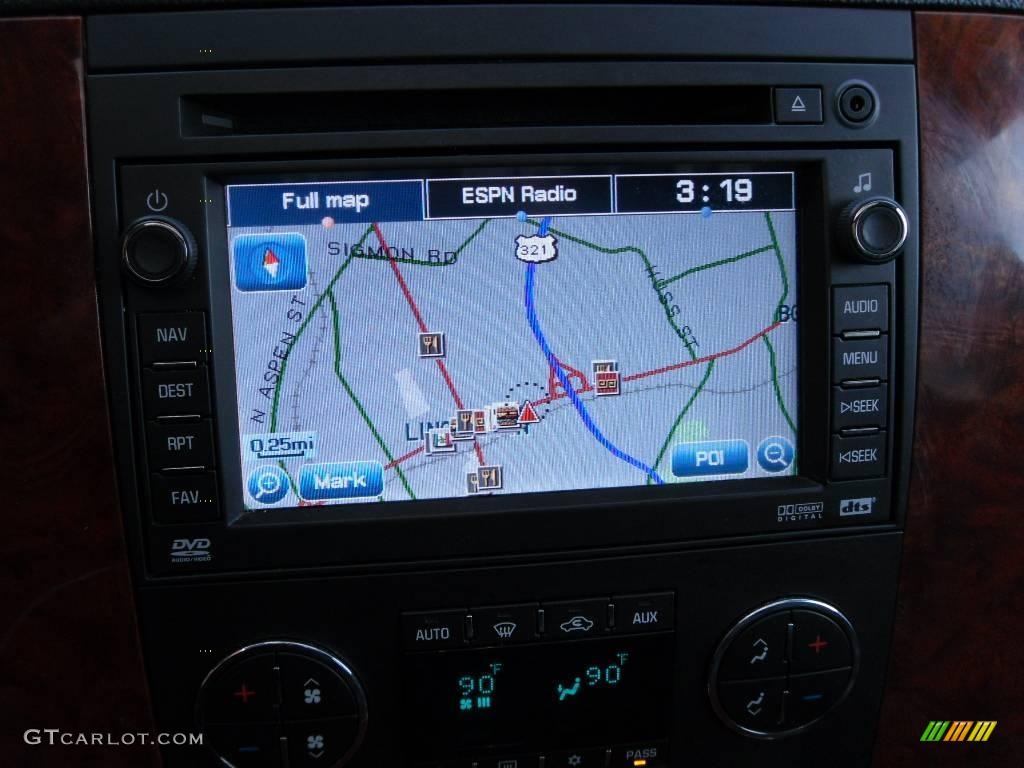 2008 Suburban 1500 LTZ 4x4 - Black / Ebony photo #21