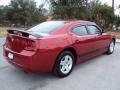 2007 Inferno Red Crystal Pearl Dodge Charger   photo #8