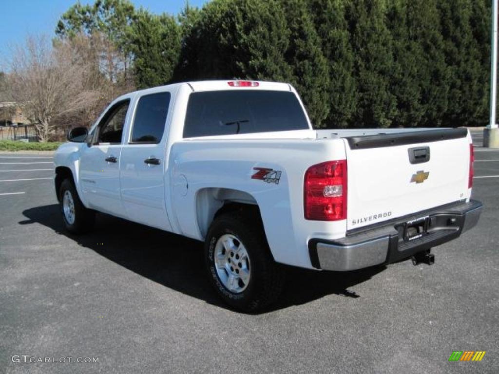 2009 Silverado 1500 LT Crew Cab 4x4 - Summit White / Ebony photo #2