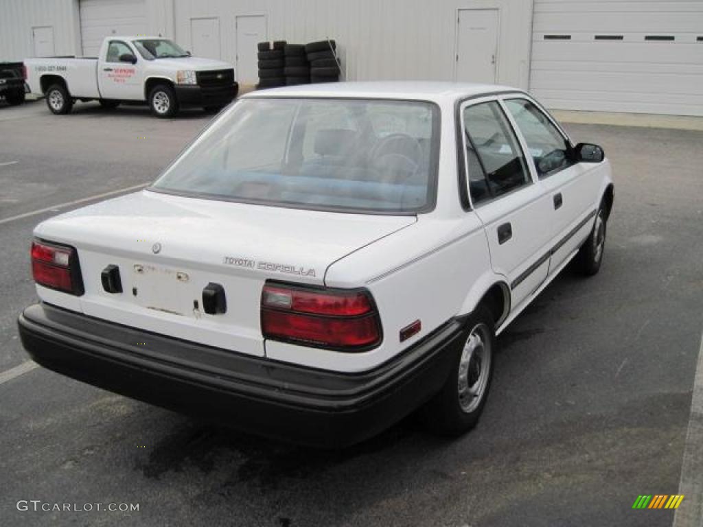 Super White 1991 Toyota Corolla Sedan Exterior Photo #24579561