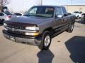 1999 Light Pewter Metallic Chevrolet Silverado 1500 LS Extended Cab 4x4  photo #2