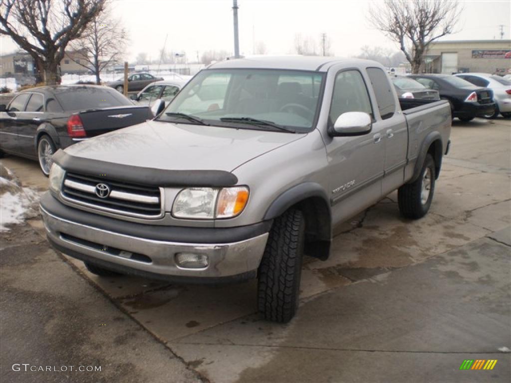 2002 Tundra SR5 Access Cab 4x4 - Silver Sky Metallic / Gray photo #1