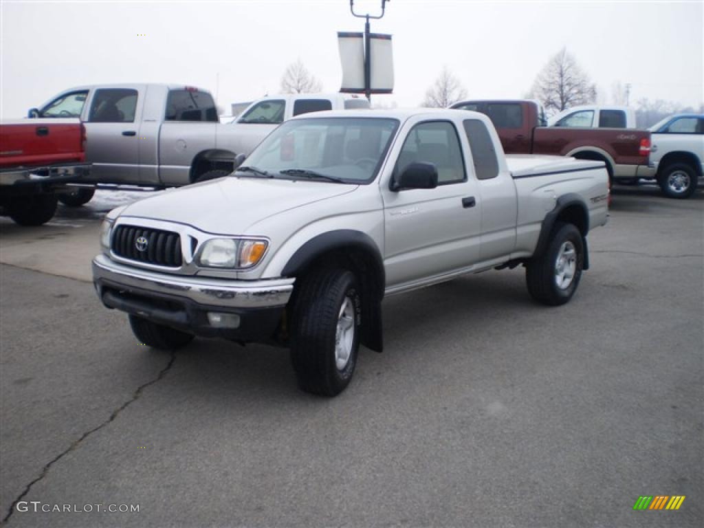 2004 Tacoma V6 Xtracab 4x4 - Lunar Mist Metallic / Charcoal photo #1