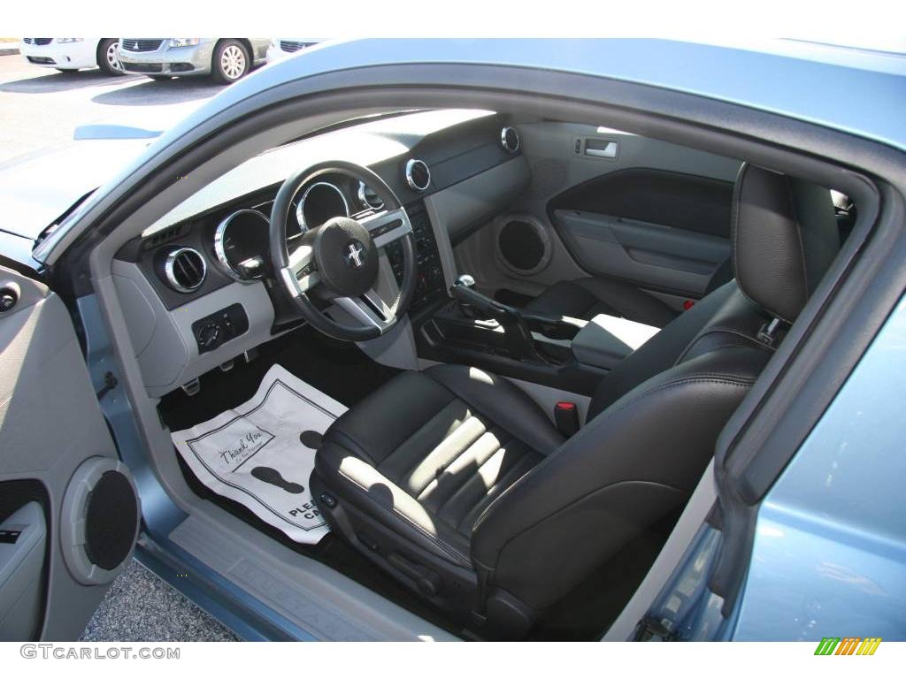 2007 Mustang GT Premium Coupe - Windveil Blue Metallic / Dark Charcoal photo #7