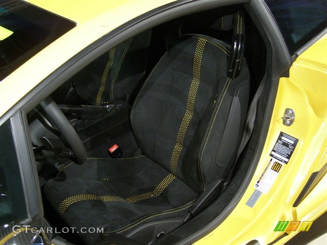 Black Interior 2008 Lamborghini Gallardo Superleggera Photo #245825