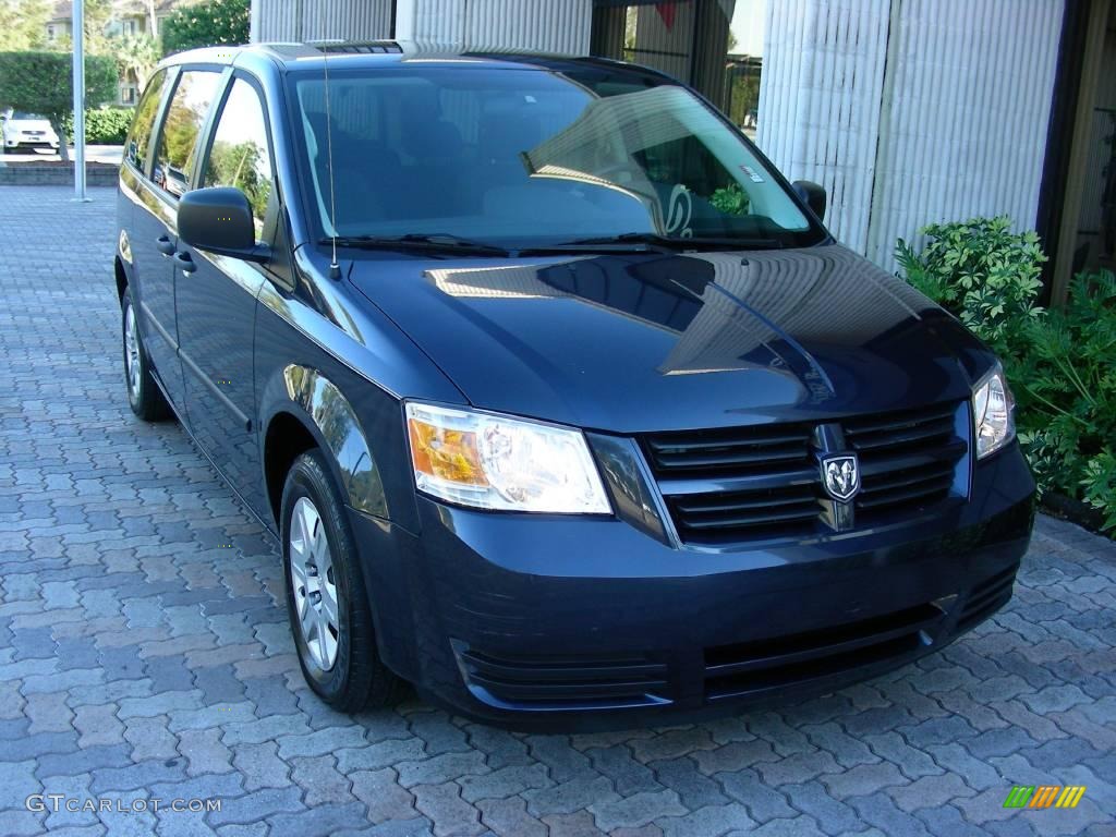 2008 Grand Caravan SE - Modern Blue Pearl / Dark Slate/Light Shale photo #3