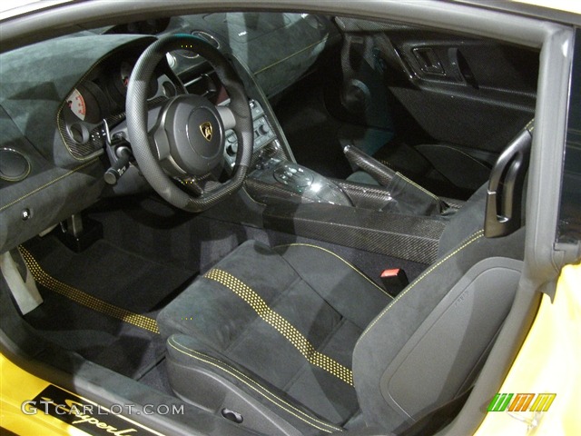 Black Interior 2008 Lamborghini Gallardo Superleggera Photo #245832