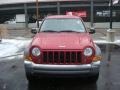 2005 Inferno Red Crystal Pearl Jeep Liberty Sport 4x4  photo #7