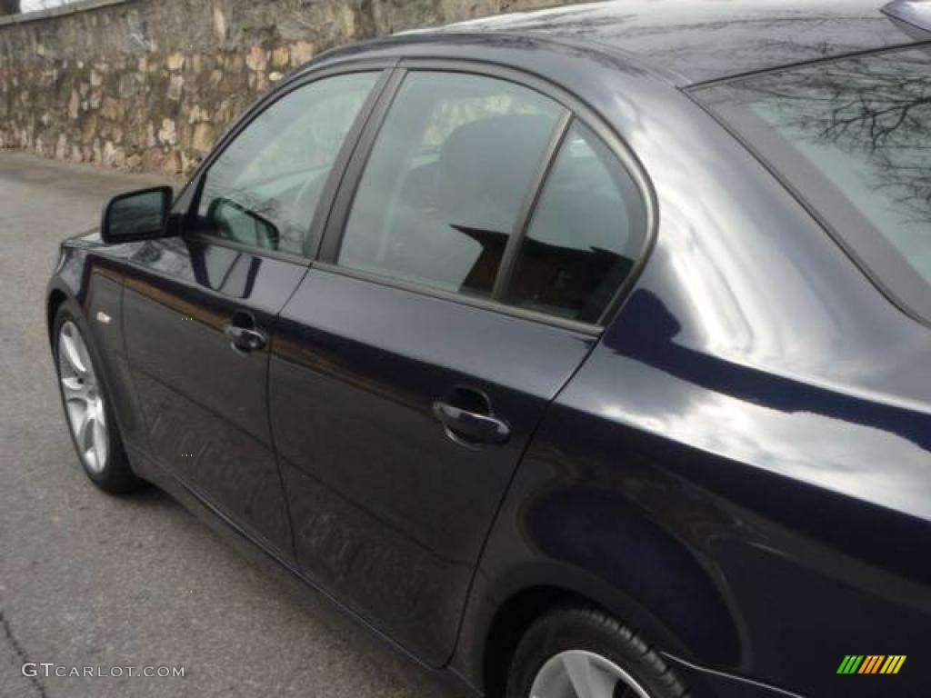 2008 5 Series 535i Sedan - Monaco Blue Metallic / Black photo #12