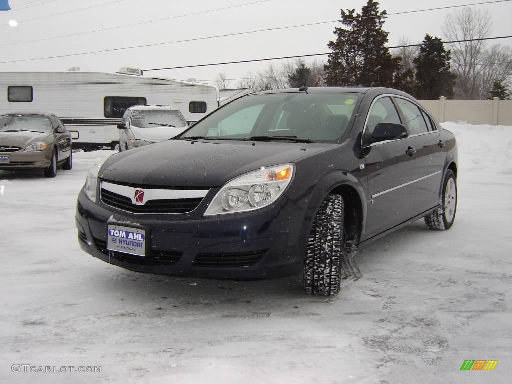 2007 Aura XE - Midnight Blue Metallic / Gray photo #1