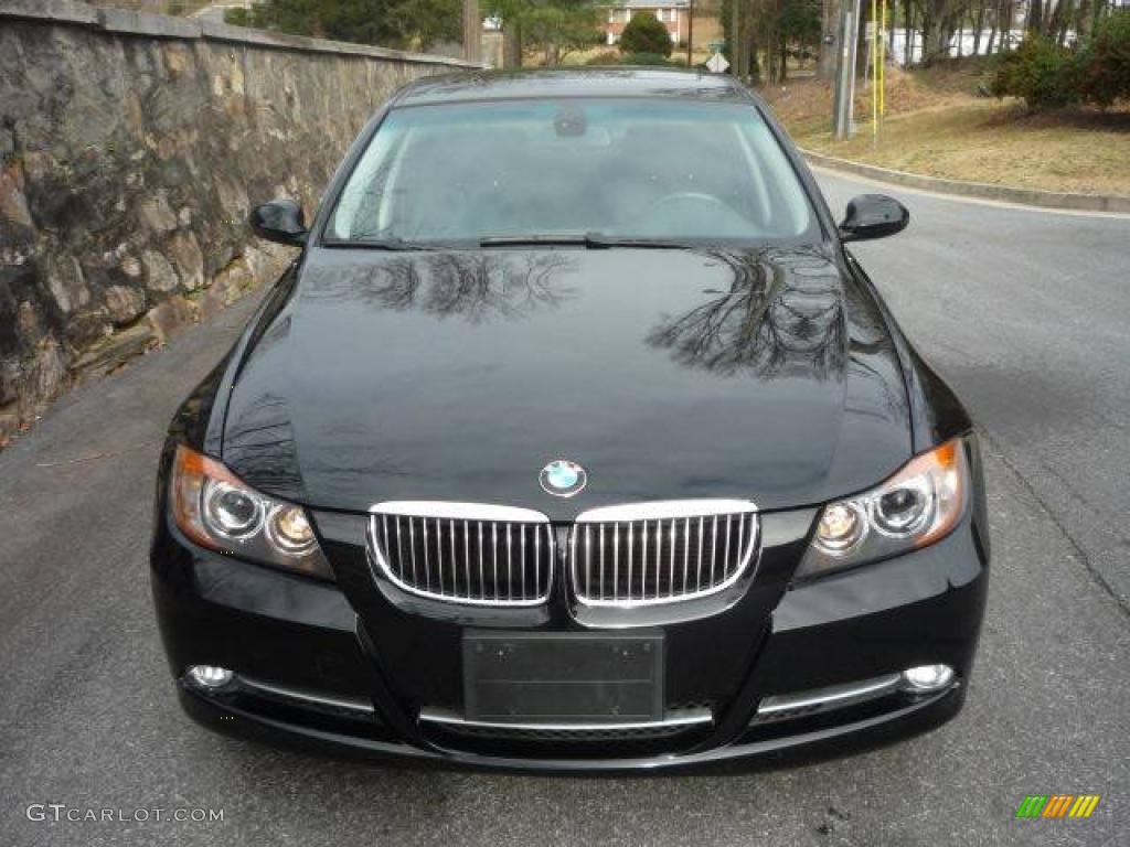2007 3 Series 335i Sedan - Jet Black / Black photo #3