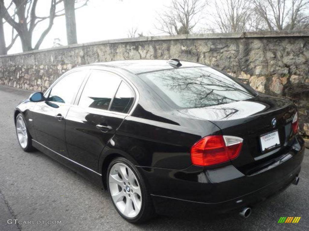 2007 3 Series 335i Sedan - Jet Black / Black photo #10