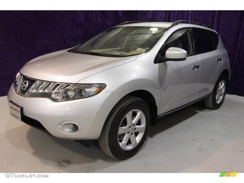 2009 Murano S - Brilliant Silver Metallic / Beige photo #40