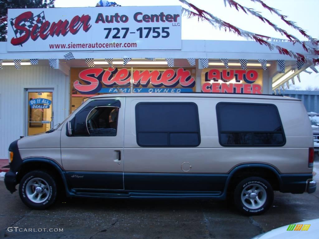 1997 E Series Van E150 Conversion Van - Light Saddle Beige Metallic / Medium Prairie Tan photo #1