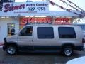 1997 Light Saddle Beige Metallic Ford E Series Van E150 Conversion Van  photo #3