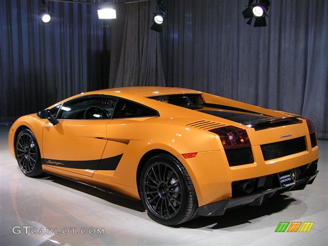 2008 Gallardo Superleggera - Arancio Borealis / Black photo #2