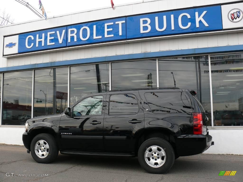 2007 Tahoe LT 4x4 - Black / Dark Titanium/Light Titanium photo #1