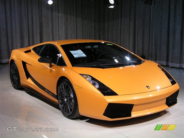 2008 Gallardo Superleggera - Arancio Borealis / Black photo #3