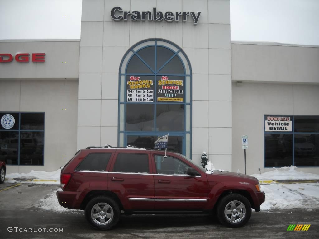 2007 Grand Cherokee Limited 4x4 - Red Rock Crystal Pearl / Dark Khaki/Light Graystone photo #1