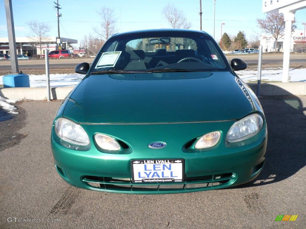 2002 Escort ZX2 Coupe - Grabber Green Metallic / Medium Graphite photo #2