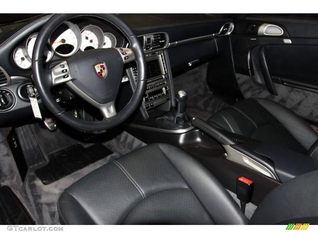 2007 911 Carrera 4S Coupe - Meteor Grey Metallic / Black photo #5
