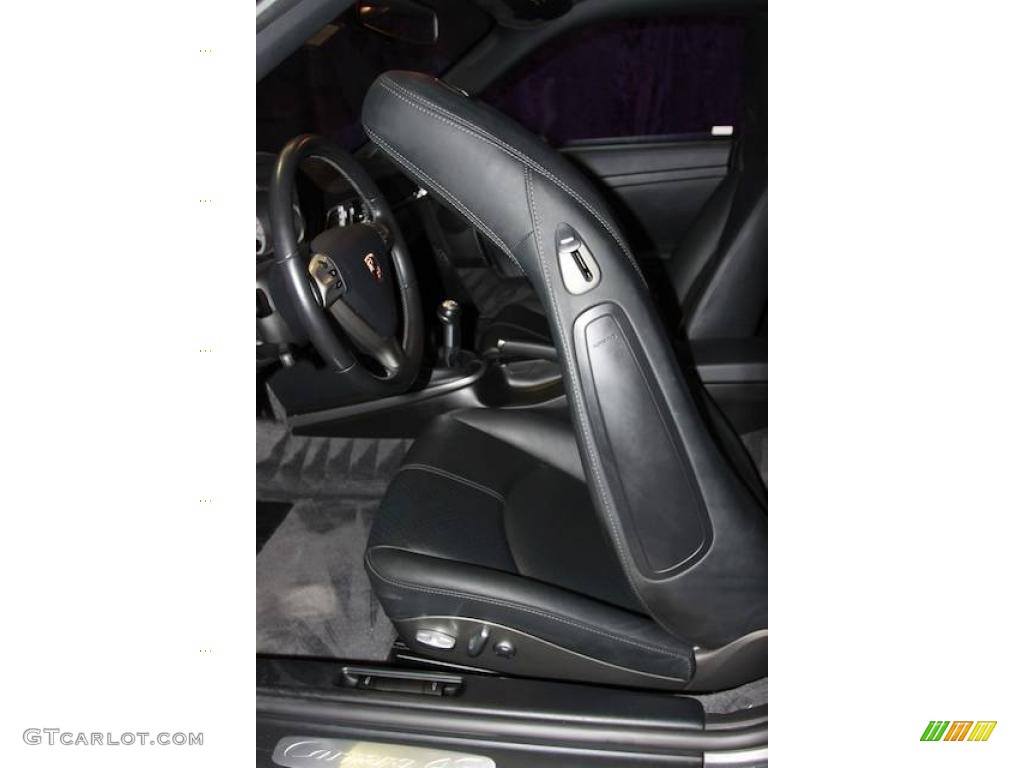 2007 911 Carrera 4S Coupe - Meteor Grey Metallic / Black photo #25