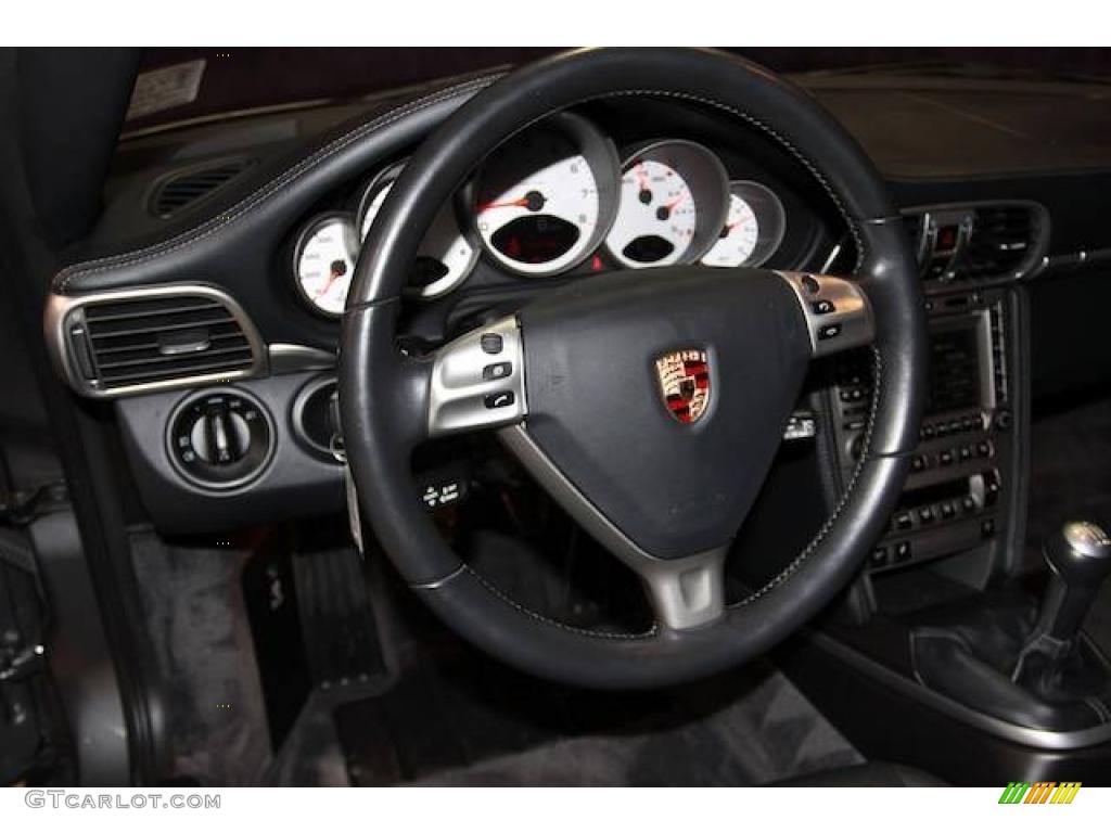 2007 911 Carrera 4S Coupe - Meteor Grey Metallic / Black photo #28