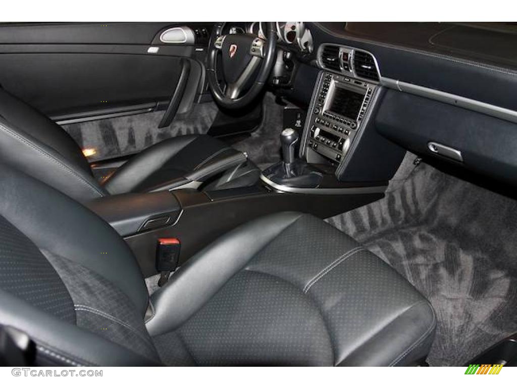 2007 911 Carrera 4S Coupe - Meteor Grey Metallic / Black photo #31