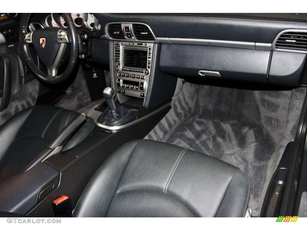 2007 911 Carrera 4S Coupe - Meteor Grey Metallic / Black photo #32