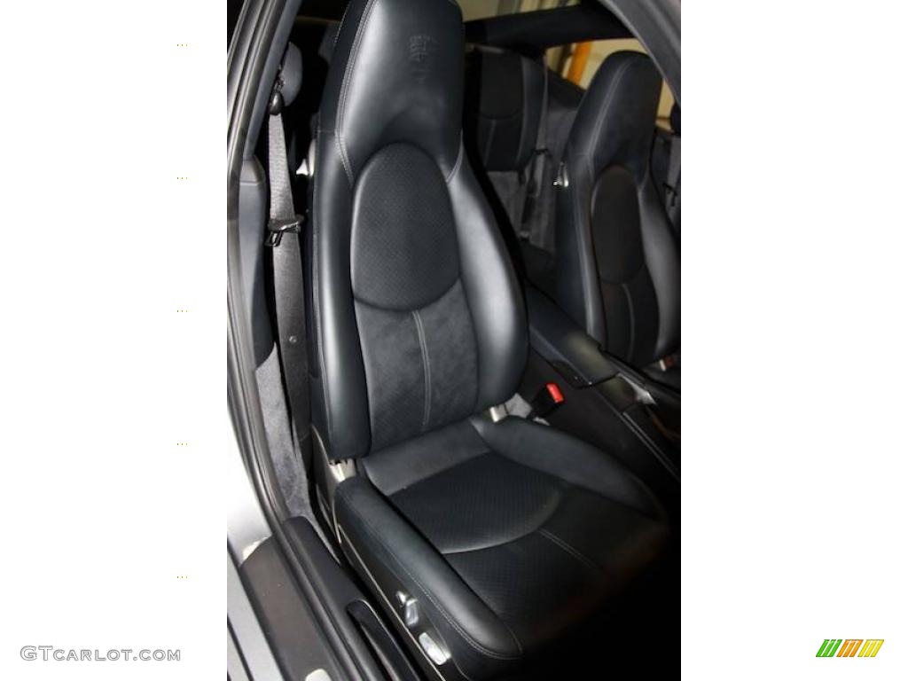 2007 911 Carrera 4S Coupe - Meteor Grey Metallic / Black photo #33